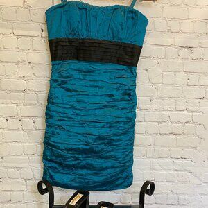 BCBG XS Party Dress Combo with High Heel Pump and Clutch